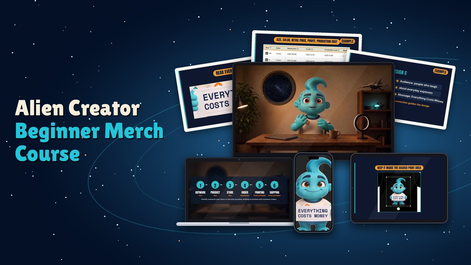 Alien Creator Beginner Merch Course